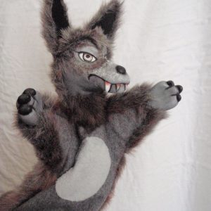 handpuppet Wolf with teeth