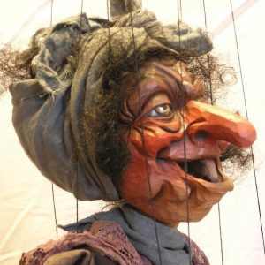 Head of smiling Witch