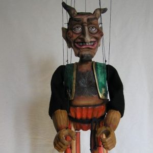 Devil-puppet 001, head and body