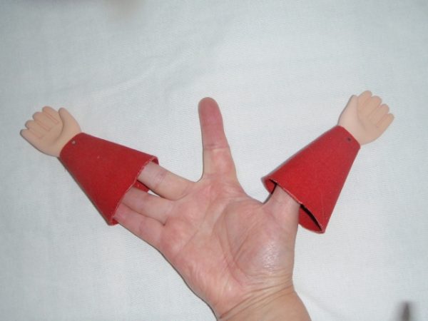 handpuppet inside