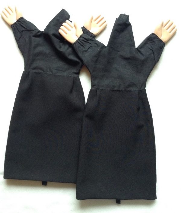 black sleeve of the handpuppet